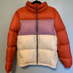 Cotopaxi colorful puffer jacket - L